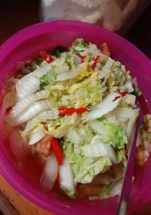 Foto resep Tumis sawi putih