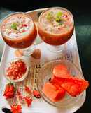 Melon and pomegranate Mojito