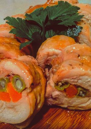 Foto resep Ayam paha gulung(rolled chicken)