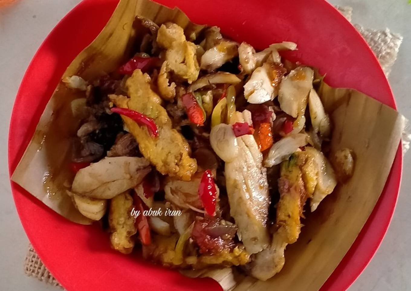 Ongseng Pedas lauk Sisa