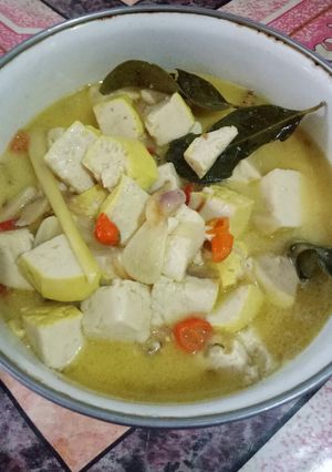 Foto resep Tahu kuah santan