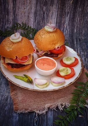 কিডস্ স্পেশাল বার্গার রেসিপির প্রধান ছবি