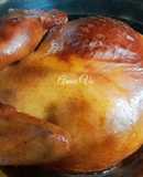 Gà nướng bằng lò nướng thủy tinh