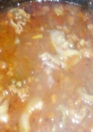 Una foto de Cazuela de lentejas potente y riquísima