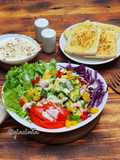 Salad Alpukat dan homemade dressing