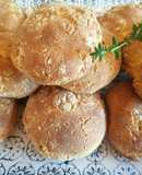 Pancitos para el mate, sin harina y con tomillo.😉😉👨‍🍳🧂
