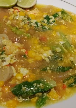 Foto resep Seblak sayur ditambahin jagung makin nikmat
