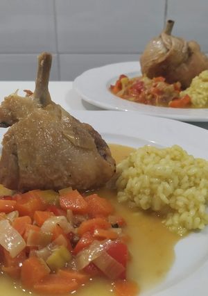 Una foto de Jamoncitos de Pollo al Cava