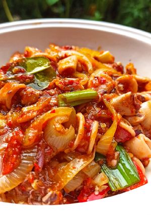 Foto resep Cumi Saus Padang