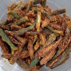 A picture of Crispy lady's finger.