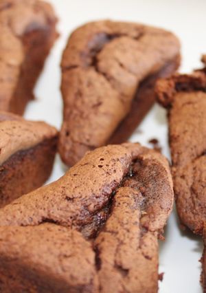 Une photo de Petits Gâteaux Chocolat Courgette