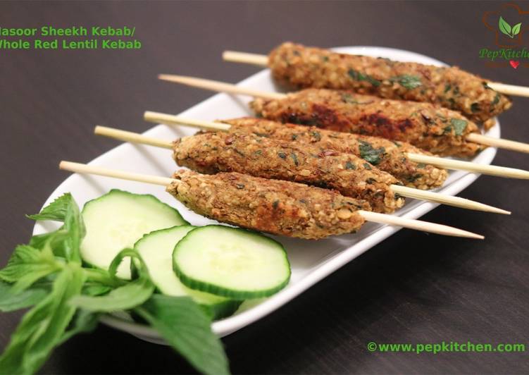 Masoor Sheekh Kebab/Whole Red Lentil Kebab