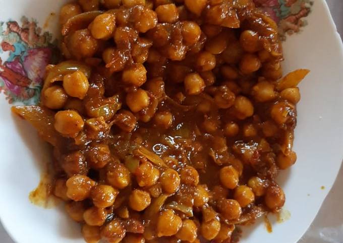 Recipe of Super Quick Homemade Curried chickpeas