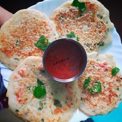 A picture of Sooji Pancake.