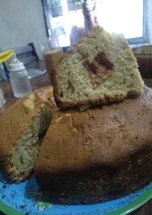 Una foto de Budín de limón 🍋 y membrillo