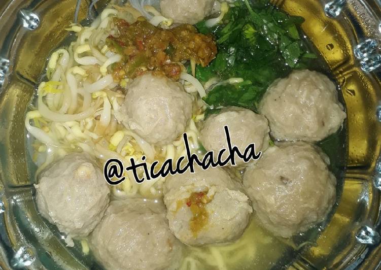 Bakso Gurih-Kenyal Tanpa Pengenyal + Tips Tanpa Food Processor