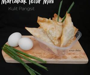 Mudah Cepat Memasak Martabak Telur Mini kulit pangsit Gurih Mantul