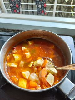 Foto resep Sup Tomat Udang Tahu / Sop Merah