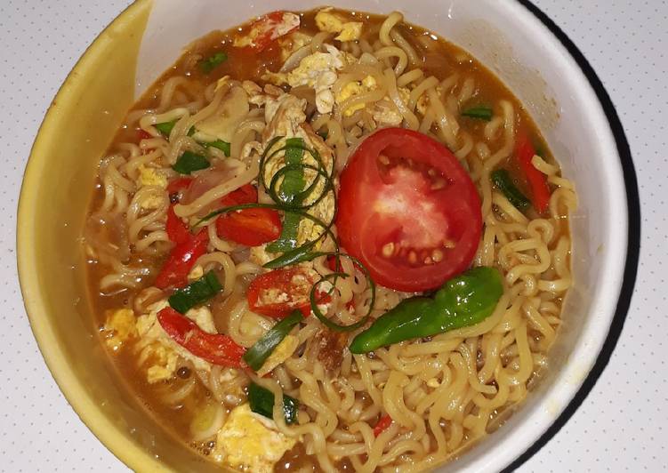 Resep Mie instan tektek, Lezat Sekali