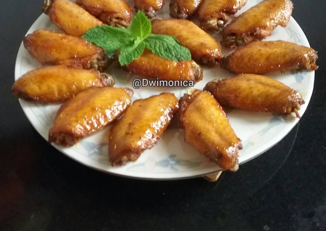 Roasted chicken wings |sayap ayam panggang madu