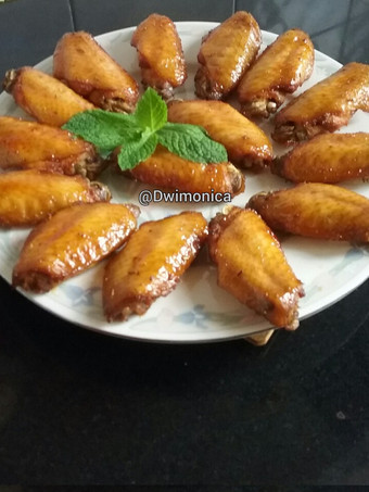 Resep Roasted chicken wings |sayap ayam panggang madu Ekonomis Untuk Dijual