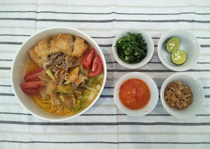 Cara Gampang Menyiapkan 263. Soto Mie Bogor Anti Gagal