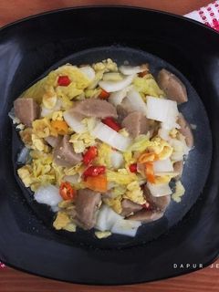 Foto resep Tumis Sawi Putih Bakso