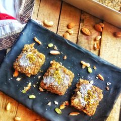 A picture of Caramel Millet Burfi.