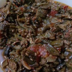 A picture of Achari Bhindi 🌿🏵🌿.