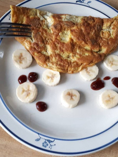 A picture of Omelette with cheese.