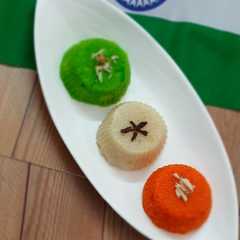 तिरंगा रवा हलवा(tiranga rava recipe in hindi)-レシピのメイン写真