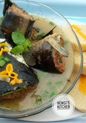 A picture of Yam and Cat fish peppersoup aka YAMPEPPERSOUP.