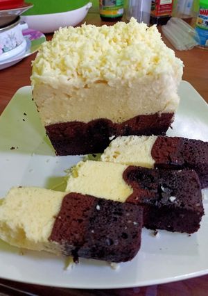 Foto resep Brownis keju coklat