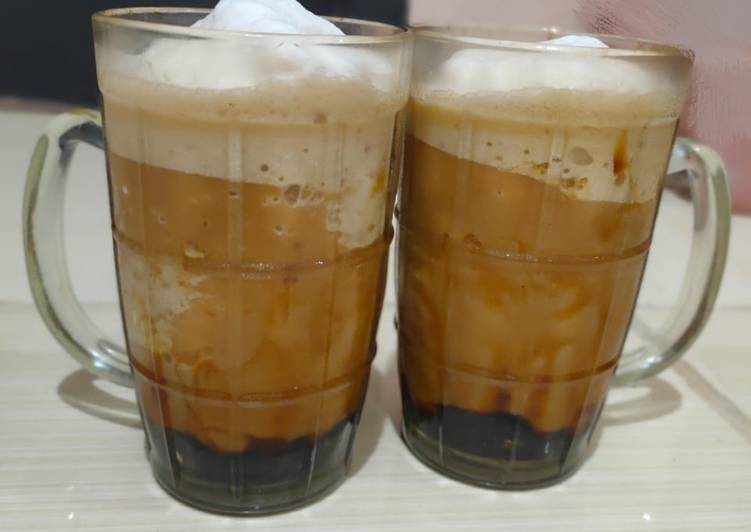 Resep Boba drink latte yang Lezat