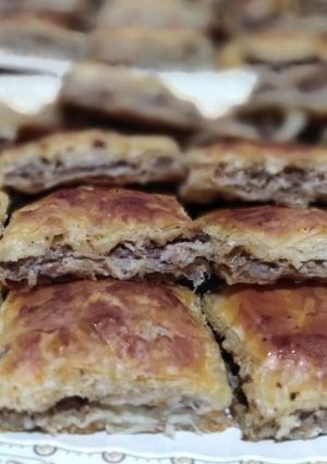 صورة لوصفة چلاش باللحمة المفرومه 😋