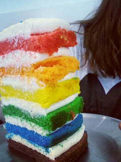 Foto resep Rainbow cake