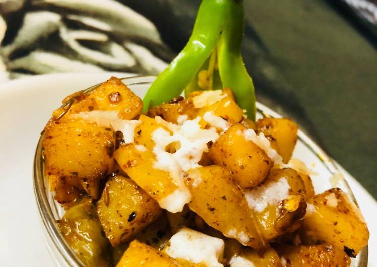 How to Make Super Quick Homemade Cumin Garlic potato