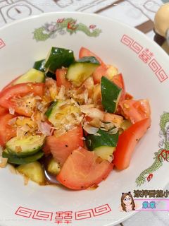 涼拌番茄小黃瓜 的食譜成品照片