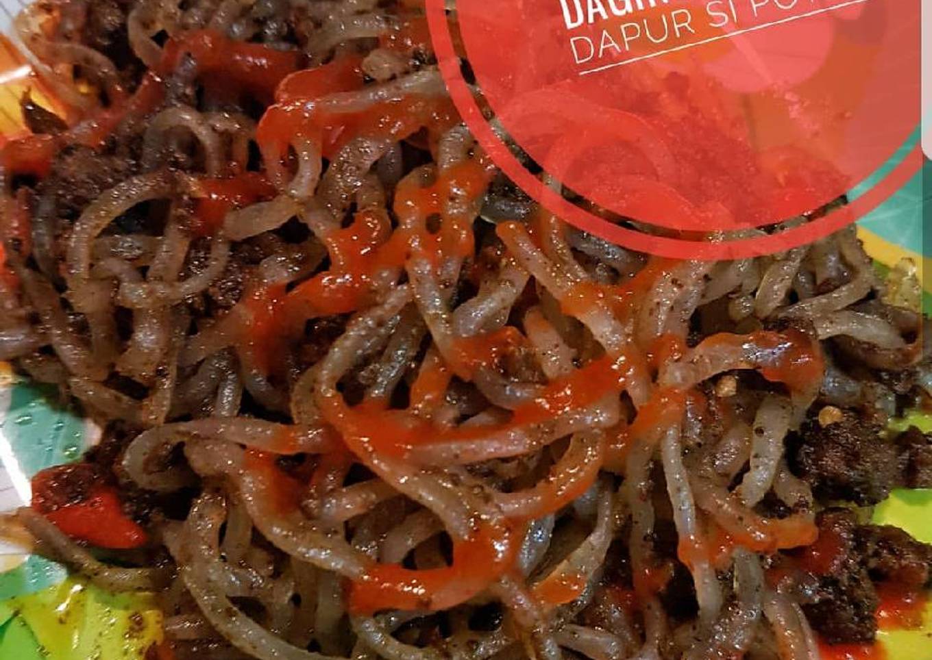 Shirataki goreng daging cincang #keto