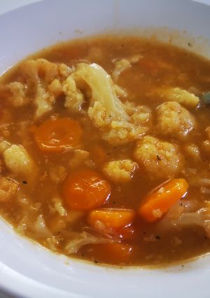 Karfiolleves recept fotója