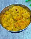 Lotus Steam In Onion Tomato Gravy