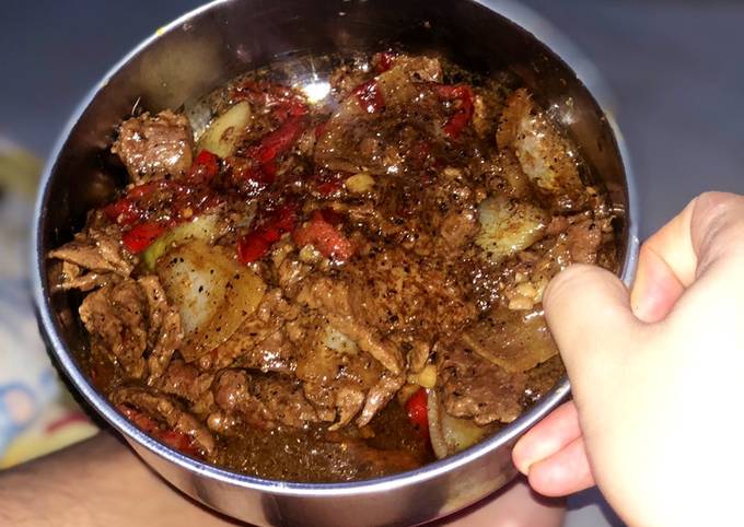Resep Daging Lada Hitam oleh patricia - Cookpad