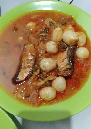Foto resep Telur Puyuh Masak Sardines