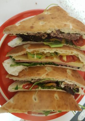 A picture of My lovely Sandwiches 💜.