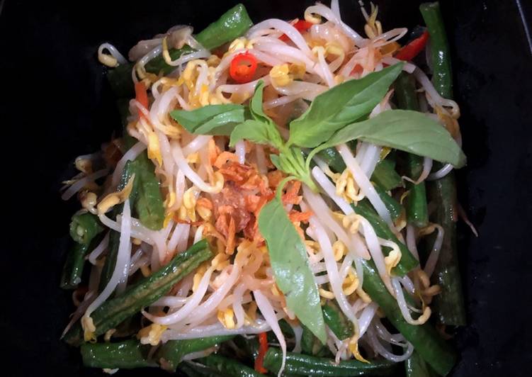 Tumis Toge Kacang Panjang Simple