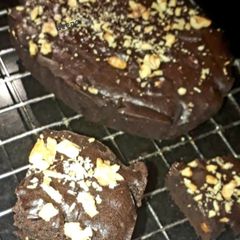 A picture of Eggless brownie.