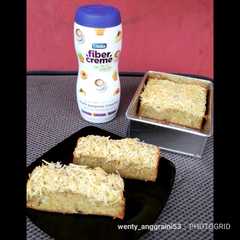 Banana cake nutrijel with fibercreme (no tepung) cake diet রেসিপির প্রধান ছবি