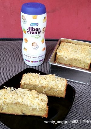 Foto resep Banana cake nutrijel with fibercreme (no tepung) cake diet