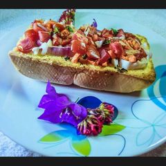 A picture of Bruschetta.