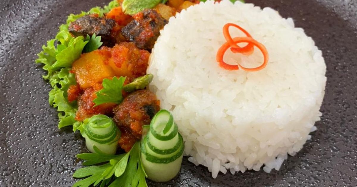 Sambal goreng kentang ati ampela petai